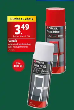 Lidl PARKSIDE Vernis offre