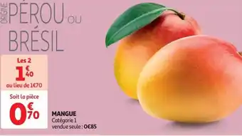 Auchan Supermarché Mangue offre