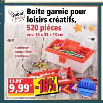 Norma Boite Garnie Pour Loisirs Créatifs. offre