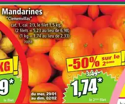 Norma Mandarines offre