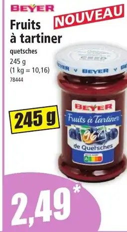 Norma BEYER Fruits à tartiner offre