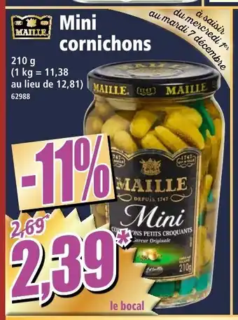 Norma Mini Cornichons offre