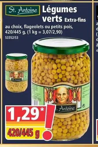 Norma Légumes Verts offre