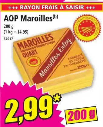 Norma AOP Maroilles offre