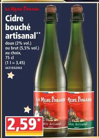 Norma Cidre Bouché Artisanal offre