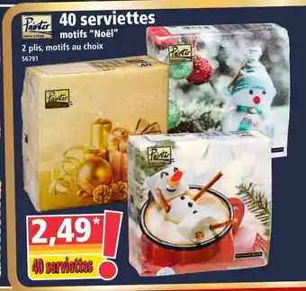 Norma 40 Serviettes offre