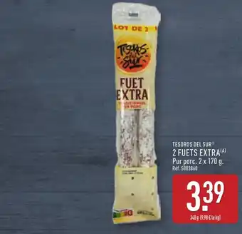 ALDI TESOROS DEL SURⓇ 2 fuets extra offre