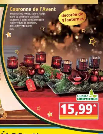 Norma Couronne De L'Avent offre