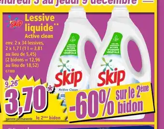 Norma Lessive Liquide offre