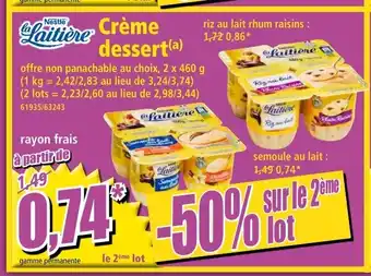 Norma Créme Dessert offre