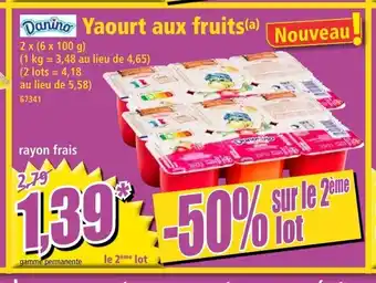 Norma Yaourt Aux Fruits offre