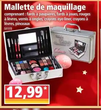 Norma Mallette De Maquillage offre