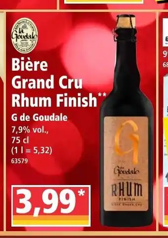 Norma Biére Grand Cru Rhum Finish offre