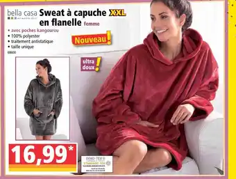 Norma Sweat A Capuche En Flanelle offre