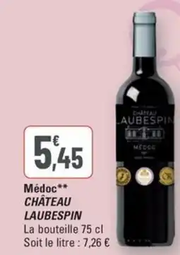 G20 CHÂTEAU LAUBESPIN Médoc offre