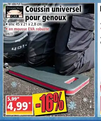 Norma Coussin Universel Pour Genoux offre