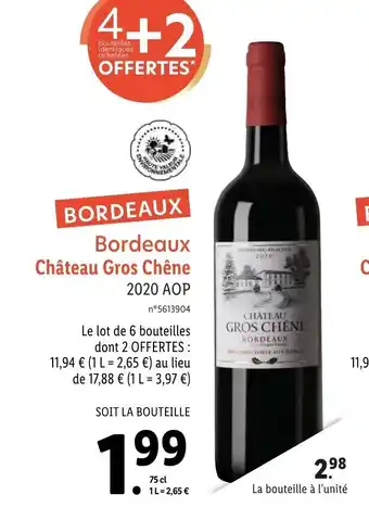 Bordeaux Chateau Gros Chene
