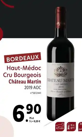 Lidl Haut-Médoc Cru Bougeois offre