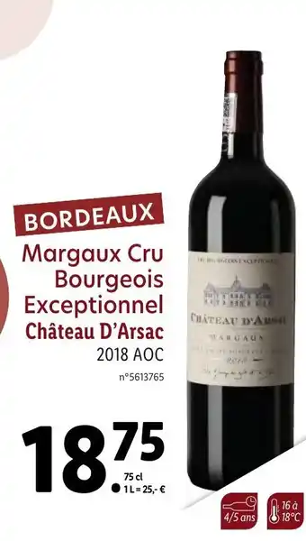 Lidl Margaux Criu Bourgeois Exceptionnel offre