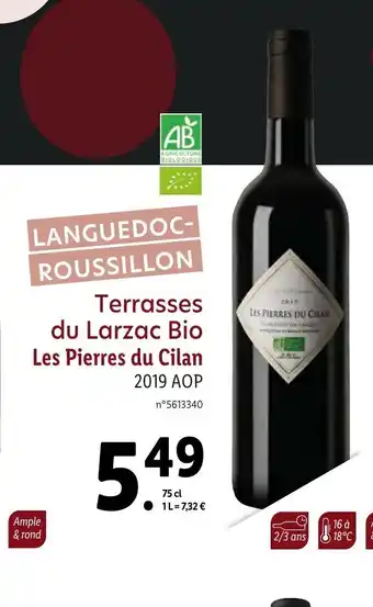 Lidl Terrasses Du Larzec Bio Les Pierres Du Cilan offre