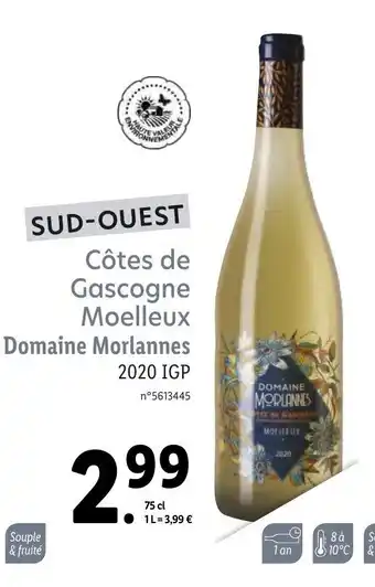 Lidl Cotes De Gascogne Moelleux offre