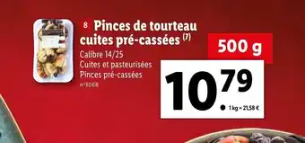Lidl Pinces De Tourteau Cuites Pré-Cassées offre