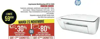 Hp imprimante multifonction dj 2320