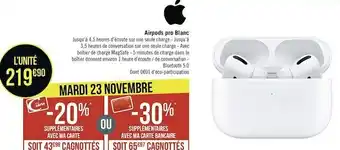 Apple airpods pro blanc