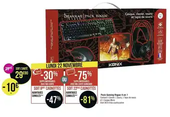 Pack gaming rogue 4 en 1