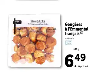 Lidl Gougéres A L'emmental Francais offre