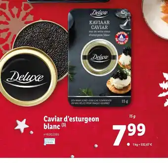 Caviar D'Esturgeon Blanc