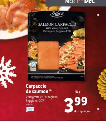 Carpaccio De Saumon