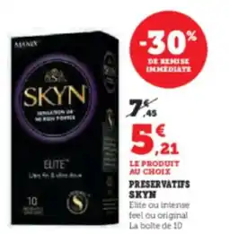 Hyper U SKYN Preservatifs offre