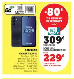 Hyper U SAMSUNG Galaxy a25 5g offre