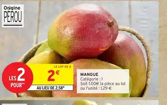 Intermarché Mangue offre