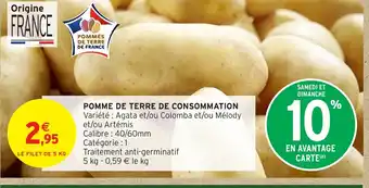 Intermarché Pomme de terre de consommation offre