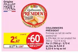 Intermarché PRÉSIDENT Coulommiers offre