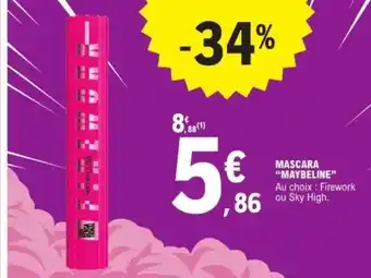 E.Leclerc MAYBELINE Mascara offre