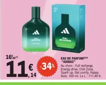 E.Leclerc ADIDAS Eau de parfum offre