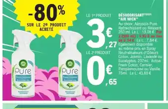 E.Leclerc AIR WICK Désodorisant offre