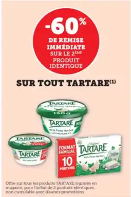 Super U TARTARE Sur tout offre