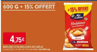 Match Ker Cadélac Madeleines Extra Moelleuses offre