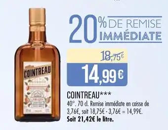 Match Cointreau offre