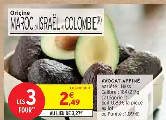 Intermarché Avocat affiné offre