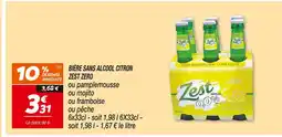 Netto Zest Bière sans alcool citron zero offre