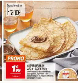 Netto Colas Crêpes Nature X4 offre