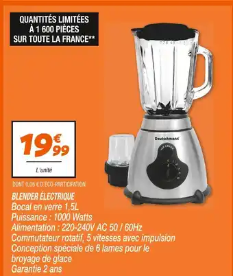 Netto Deutschmann Blender électrique offre