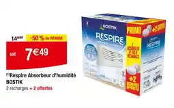 Carrefour BOSTIK Respire Absorbeur d’humidité offre