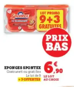 Super U SPONTEX Eponges offre