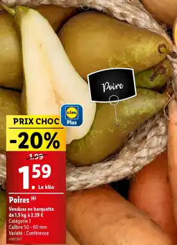 Lidl Poires offre